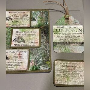 Mix media Vintage Style Decorative Tag card junk journal handmade ephemera